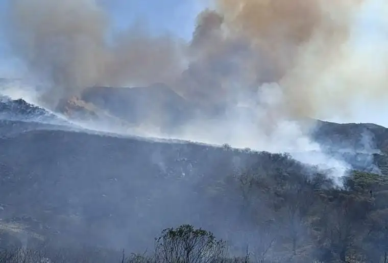 Detuvieron a un joven de 19 años por los incendios forestales en La Calera