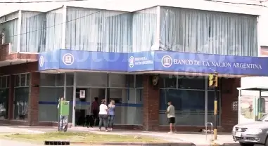 Intento de robo en el banco Nación de Santo Tomé
