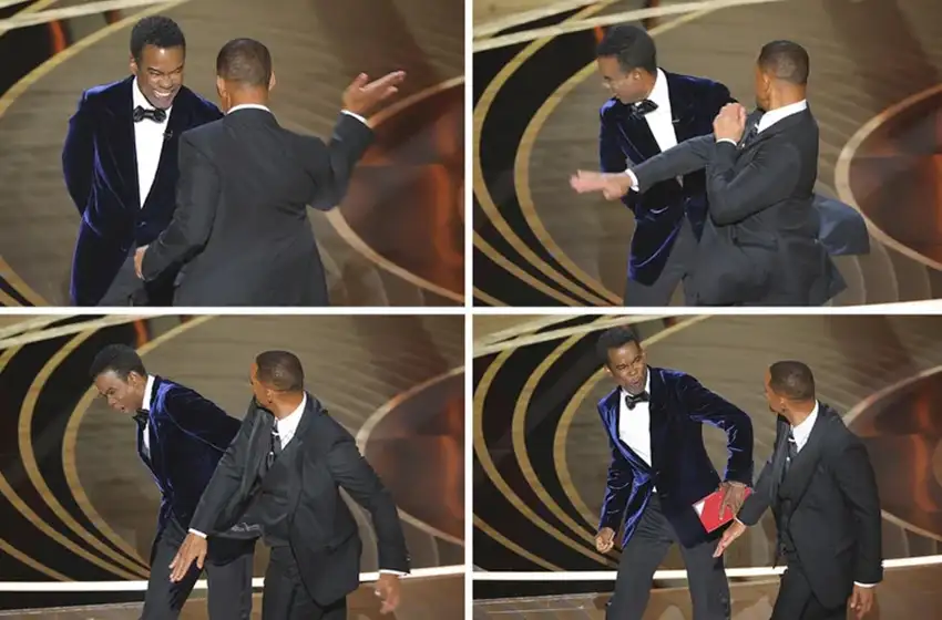 Oscar 2022: Will Smith le dio un golpe a Chris Rock por burlarse de la alopecia de su esposa